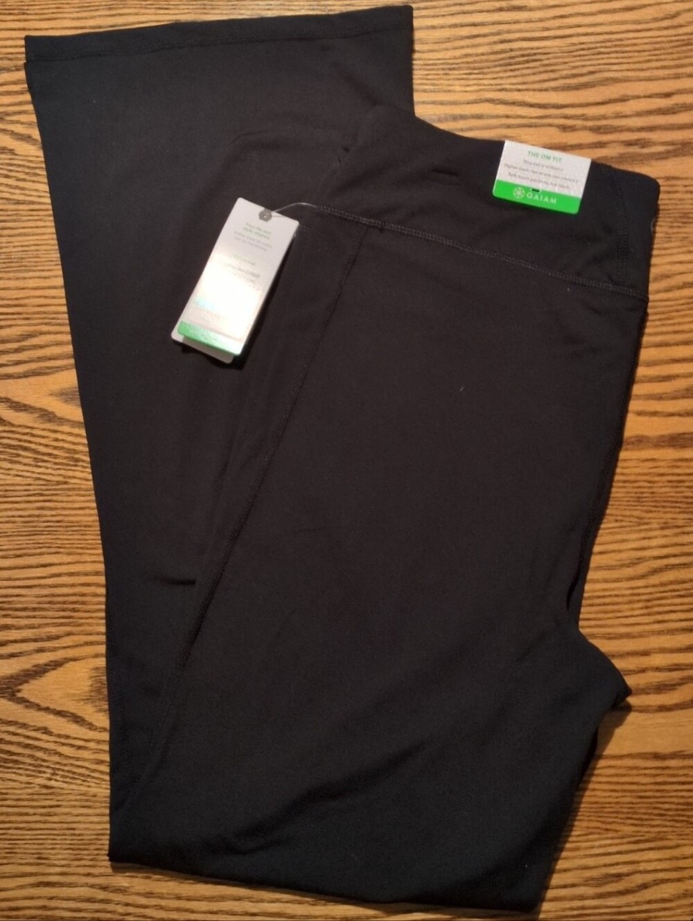 Gaiam tap shoe black yoga pants